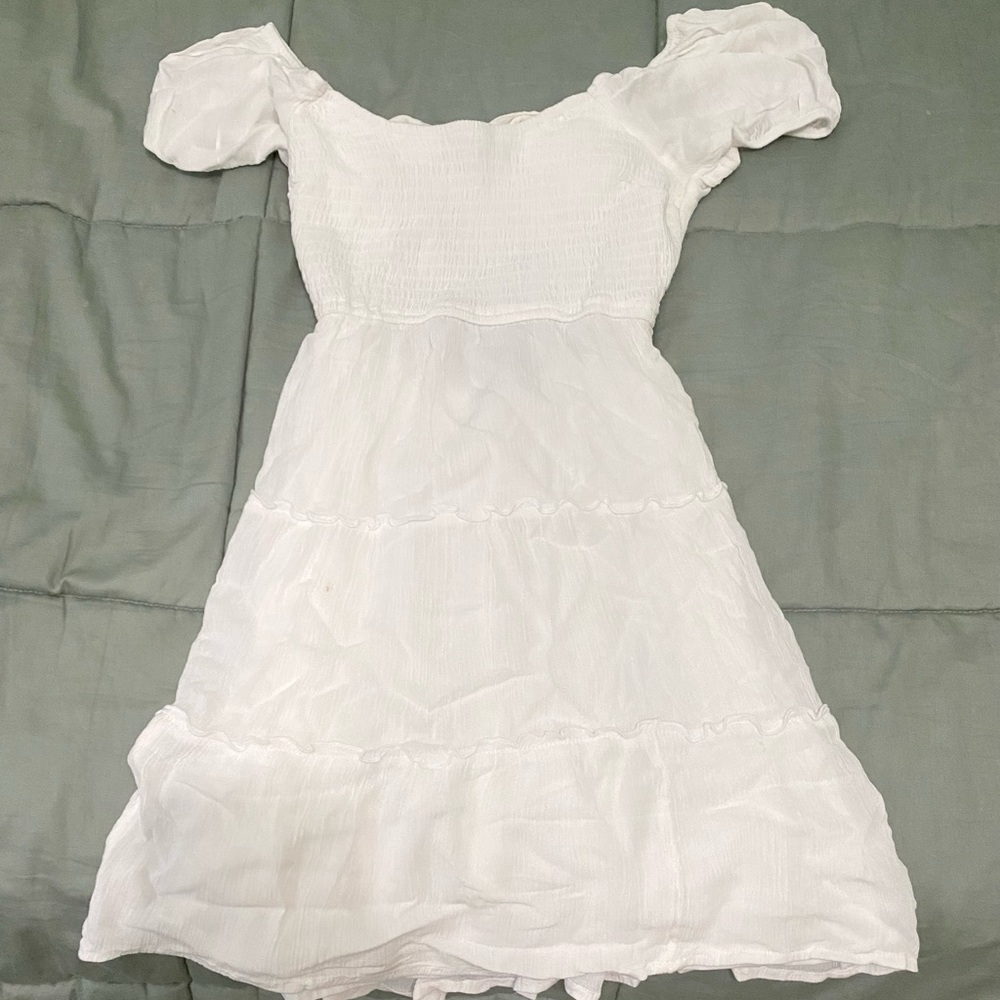 Hollister off the shoulder, open back dress